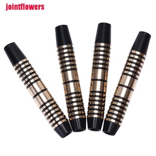 JTCO 4pcs Professional Copper Dart Barrel for Nylon/Steel Darts Tip Dart Accessories JTT