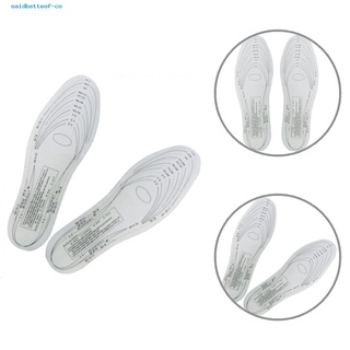 SA 1 Pair Men Women Comfortable Soft Antibacterial Memory Foam Shoe Pad Insoles
