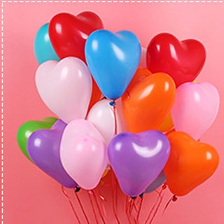 urify 10/20 pzs globos románticos de látex regalos decoración de boda en forma de corazón perla amor fiesta suministros engrosamiento juguetes inflables/multicolor (5)