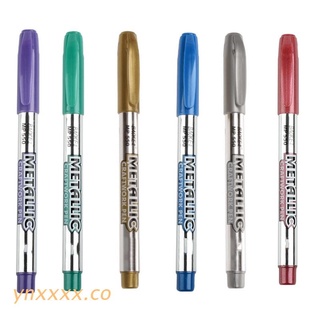 ynxxxx 12Pcs Metallic Pens Paint Pen for Black Paper Art Supplies Marker Pen Stationery