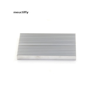 meuctiffy silver tone aluminio enfriador radiador disipador de calor disipador de calor 100x60x10mm co (5)