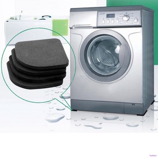 [huite] 8pcs negro EVA lavadora Shock Mat almohadillas refrigerador antivibración ruido almohadilla antideslizante alfombrillas