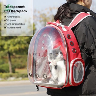 (formyhome) portatil para gatos pequeños perros pequeños transpirable transparente cápsula de espacio burbuja mochila mascota maleta (1)