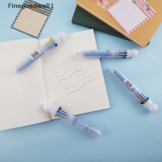 Finegoodwell1 bolígrafo multicolor De 10 colores/creativo/suministros De papelería/papelería
