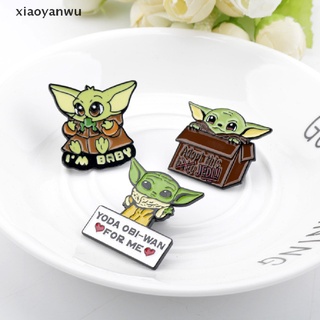 [xiaoyanwu] Metal Enamel Pins Star Wars Baby Yoda Pins Brooch Badge Jewelry Gift for Fans [xiaoyanwu] (6)