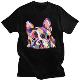 francés bulldog divertido algodón de dibujos animados camiseta de los hombres harajuku tee casual camiseta para señora niña top tee verano 90 gráfico camisetas
