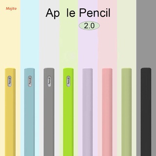 Mojito triángulo Anti-scroll silicona funda protectora bolsa tapa titular punta cubierta de piel para Apple Pencil 2 para iPad Pencil 2nd