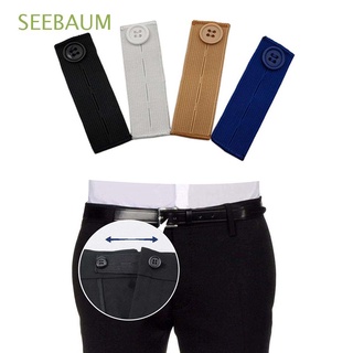 seebaum elástico botón extensor ajustable extensión hebilla cintura banda extensor maternidad embarazo hebillas pantalones vaqueros unisex cintura/multicolor