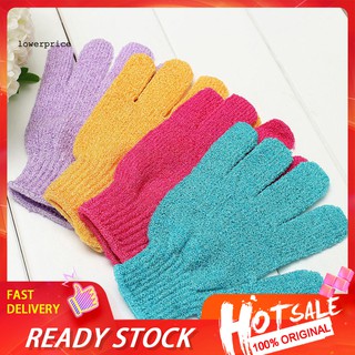 LP_1x guantes exfoliantes para ducha/guantes exfoliantes para masaje/masaje Spa/manga de baño