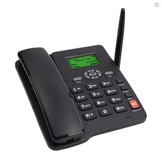S&w teléfono inalámbrico de escritorio teléfono soporte GSM 850/900/1800/1900MHZ doble tarjeta SIM 2G teléfono inalámbrico fijo con antena Radi