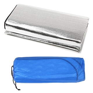 Suqi alfombrillas de Camping ligeras impermeables de doble cara de papel de aluminio al aire libre al aire libre colchón de playa EVA para tiendas de campaña plegable almohadillas manta de Picnic (7)