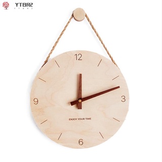 reloj de pared de madera para decoración del hogar/sala de estar