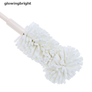 [glowingbright] 25,5 cm mango esponja taza cepillo limpieza vidrio botella de leche limpiador herramientas de cocina