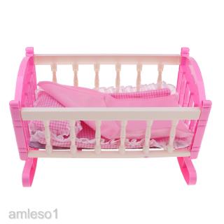 Reborn [AMLESO1] precioso 29*20 cm cuna bebé muñeca cama para 9-11" renacido muebles accesorios
