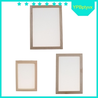 3 juegos de papel de madera Vintage para hacer moldes de marco de pantalla para papel hecho a mano