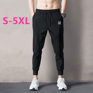[S-5Xl]Pantalones casuales para hombre, cintura elástica, tallas grandes, todos los partidos, pantalones de pista, primavera, pantalones casuales