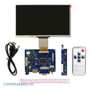 comee 7" alta definición ips pantalla lcd alta resolución monitor controlador junta, tft hdmi compatible vga para raspberry pi (1)