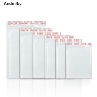 [Andmiby] 10p White Ultra Lightweight Pearl Film Envelope Waterproof Shockproof Bubble Bag QMT