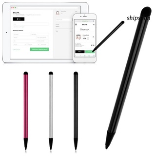 Snsip lápiz capacitivo de doble función Metal poste multipropósito pantalla táctil pluma para iPhone (7)