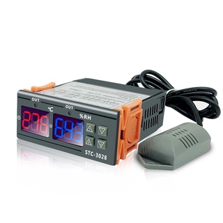 Termostato Digital Dual Temperatura Control De Humedad Stc-3028 Termómetro Higrómetro Controlador Ac 110V 220V Dc 12V 24V 10A