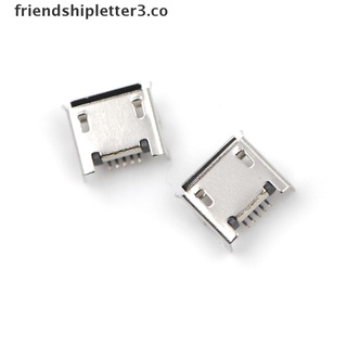 [friendshipletter3.co] 10pcs micro usb tipo b hembra 5pin dip socket conector conector de carga.