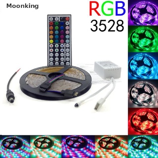 [Moonking] 5M RGB 3528 Impermeable LED Tira De Luz SMD 44 Teclas Remoto 12V Potencia Kit Completo
