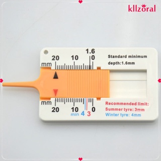 Kllzoral Medidor De aire para neumáticos De pisos/Profundímetro herramienta De 20mm (6)