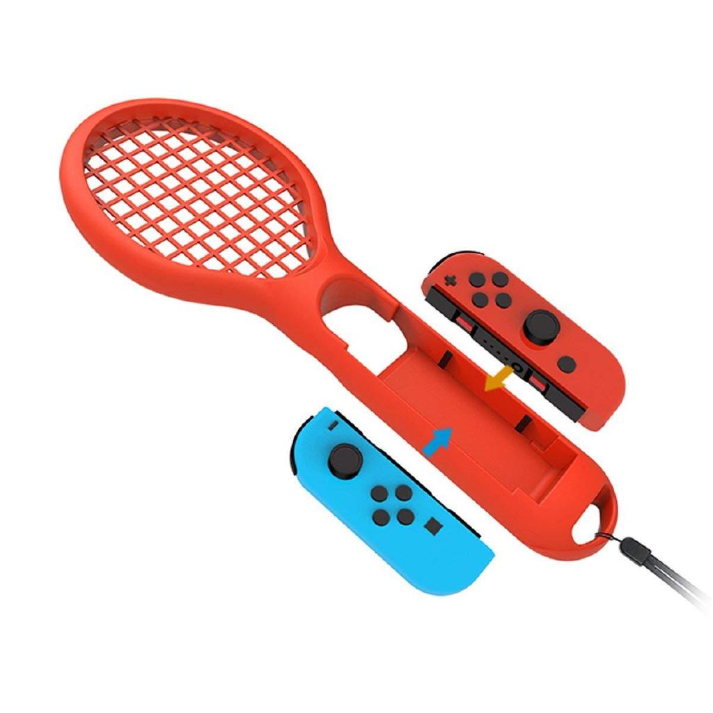 twin pack - raqueta de tenis para nintendo switch (azul y rojo) (2)