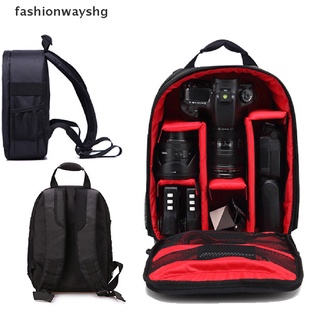 [fashionwayshg] impermeable dslr cámara slr funda suave bolsas mochila mochila para canon nikon sony [caliente]