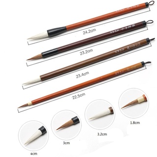 TASKER Large Painting Brush Watercolor Weasel&Wool Hair Calligraphy Pen Art Supplies Writing Traditional Chinese Painting Artist Drawing/Multicolor (2)