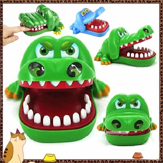 Divertido gran cocodrilo chistes boca dentista mordedura dedo juguete familiar broma juego de niños