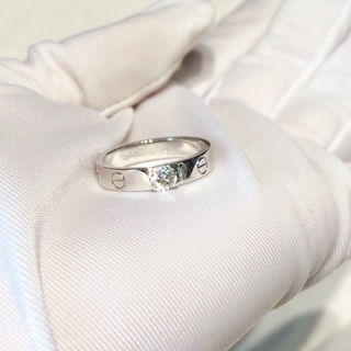 Top Seller Love anillo de boda anillo solitario oro rosa, diamante puede elegir caja