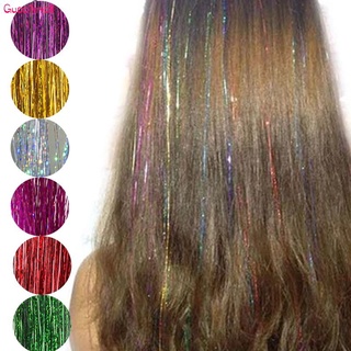 Hair Tinsel Sparkle Glitter Extensions Highlights False hair Strands Party Accessories gucc1imall