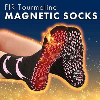 Autocalentamiento magnético calcetines autocalentamiento calcetines de turmalina terapia magnética cómodo invierno caliente calcetines de masaje