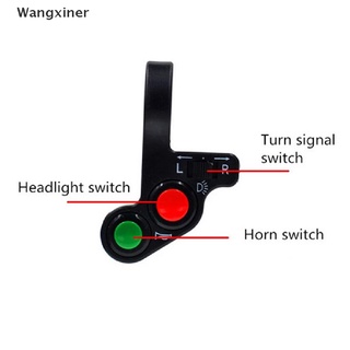 [wangxiner] 3 en 1 función manillar de motocicleta interruptor de apagado para faros de cuerno señal de giro venta caliente