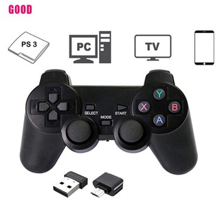 🚀Hot🚀 Control inalámbrico De 2.4ghz Joystick dual Gamepad Gamepad Para Ps3 Pc caja De Tv