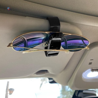 universal coche auto visera de sol gafas de sol caja de gafas de sol clip tarjeta titular de la entrada sujetador de la pluma caso gafas accesorios rnh