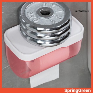 YC-[SG] Tissue Box Multi-use Wall Mount Plastic Punch-free Easy to Use Tissue Holder for Bathroom