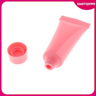 20x 10ml vacío tubos de plástico botellas para loción corporal crema brillo labial (1)