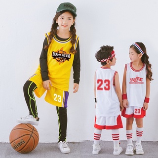 Nuevos Niños Ropa De Baloncesto Traje Personalizado Escuela Primaria Estudiante Jersey Entrenamiento Campamento Deportiva Chaleco kindergarten