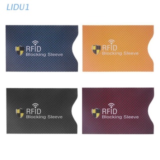 Lidu1 1PC Anti robo para RFID tarjeta de crédito Protector de bloqueo de la funda de la piel caso nuevo