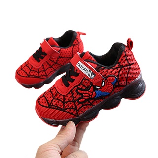 Whe-Kid zapatos de malla transpirable de los niños de rayas zapatillas de deporte antideslizante zapatos de goma brillante zapatos para niños (6)