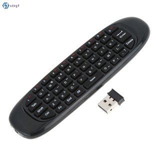 [sta] 2.4g air mouse recargable inalámbrico control remoto teclado para android tv box ordenador