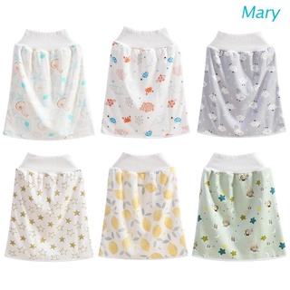 Mary 2 en 1 cómodos bebés bebé pañal falda impermeable absorbente lavable pantalones cortos niño orinal entrenamiento pantalones pañales niños regalos