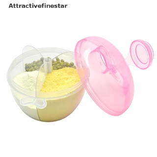 [afs] caja rotativa de tres rejillas de leche en polvo en forma de manzana de grado alimenticio para leche en polvo para bebé, atractivefinestar