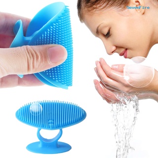 SevenFire Silicone Beauty Washing Pad Facial Exfoliating Blackhead Face Cleansing Brush