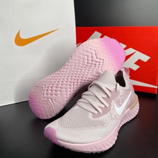 Nike Epic React Zapatos Para Correr color Rosa Para Mujer Zapatillas Con Caja Y Bolsa De Papel (Calcetines Gratis)