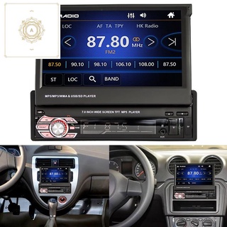 auto retráctil 1 din 7 pulgadas radio coche hd pantalla táctil reproductor mp5 radio bluetooth usb tf fm reproductor multimedia