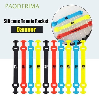 Paoderima - amortiguadores de vibración de tenis largos, accesorios de tenis, raqueta de Squash, raqueta de tenis, amortiguador a prueba de golpes, 1 par de raquetas deportivas, amortiguadores de vibración, Multicolor
