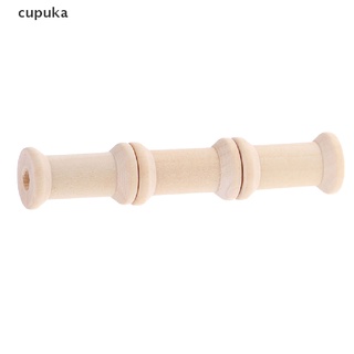 cupuka - 10 bobinas de madera, organizador para cintas de costura, hilo de madera, manualidades co